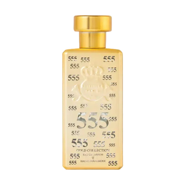 Bottle of Al Jazeera 555 fragrance with sleek design and elegant packaging, showcasing the perfume inside.