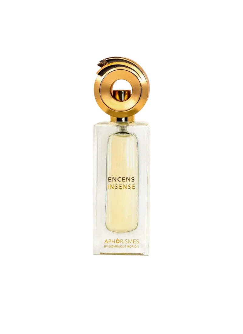 Scented incense sticks labeled Encens Insensé by Novo Perfumes, with a sleek black and gold packaging design.