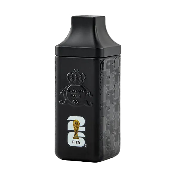 FIFA Elite perfume bottle by Novo Perfumes, sleek design with a modern label, displayed on a neutral background.