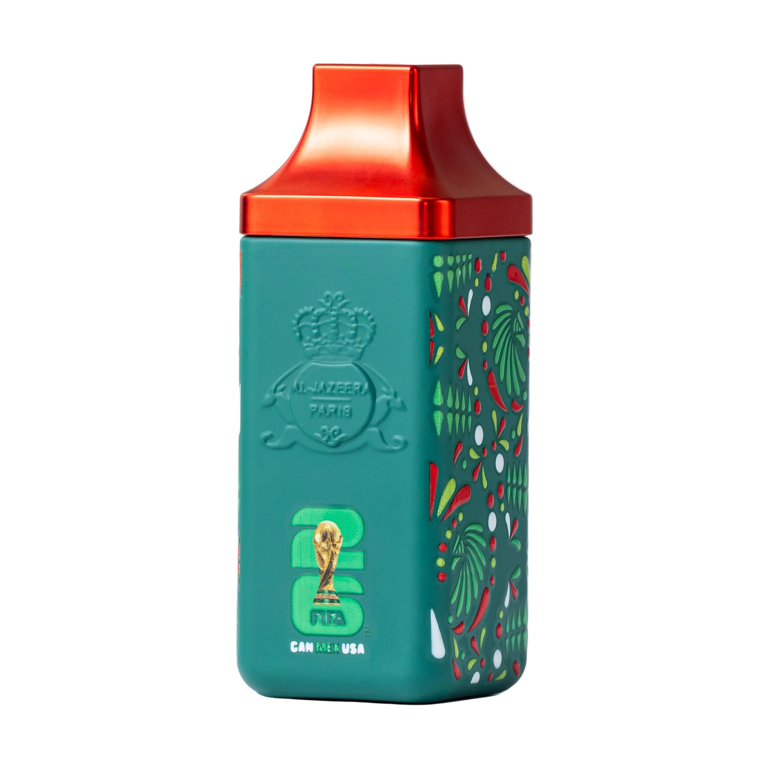 FIFA Mexico perfume by Novo Perfumes, featuring the fragrance bottle with vibrant Mexico-themed design.