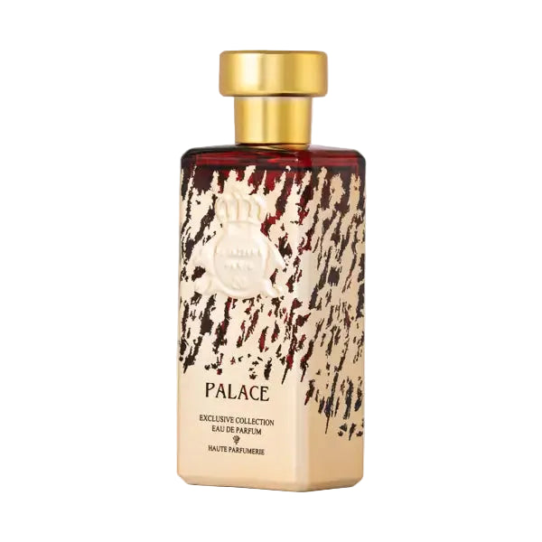 Novo Perfumes Palace fragrance bottle with elegant design, showcasing a luxurious perfume for women.