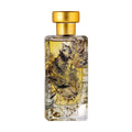 Patchouli perfume bottle by Novo Perfumes, featuring a sleek design and rich patchouli scent in a clear glass container.