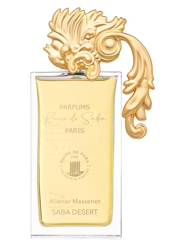 SABA DÉSERT by Novo Perfumes, a fragrance bottle with elegant design, showcased against a neutral background.
