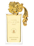 Salalah perfume by Novo Perfumes, featuring a sleek bottle with elegant design and floral accents on the label.