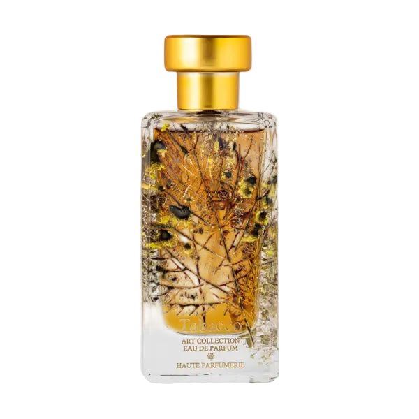 Bottle of Novo Perfumes Tobacco fragrance with dark packaging and a sleek design, showcasing the perfume’s elegant branding.
