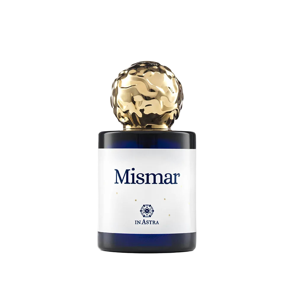 Mismar perfume by Novo Perfumes bottle with elegant packaging, showcasing a luxurious fragrance product.