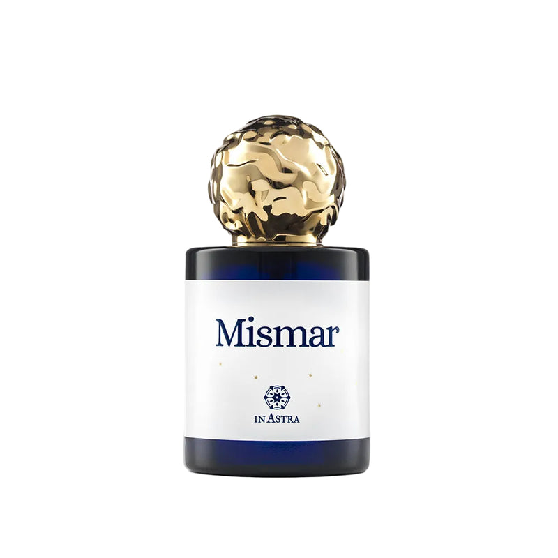 Mismar perfume by Novo Perfumes bottle with elegant packaging, showcasing a luxurious fragrance product.