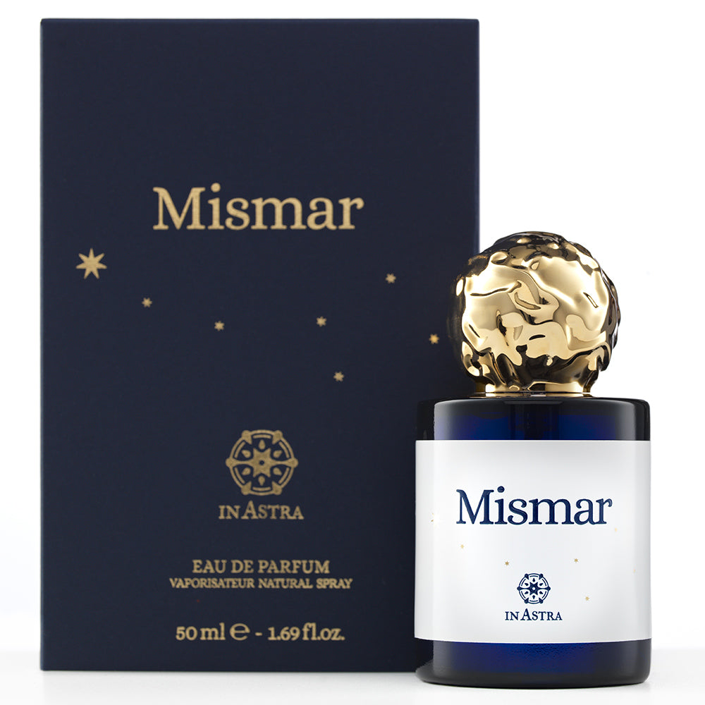 Mismar perfume by Novo Perfumes, elegant glass bottle with a sleek design, showcasing the luxurious fragrance.